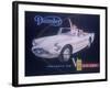 Poster Advertising the Daimler V8 SP 250, 1959-null-Framed Giclee Print