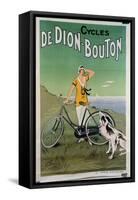 Poster Advertising the 'De Dion-Bouton' Cycles, 1925-Felix Fournery-Framed Stretched Canvas