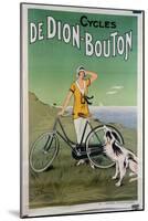 Poster Advertising the 'De Dion-Bouton' Cycles, 1925-Felix Fournery-Mounted Giclee Print