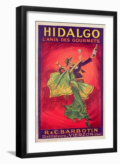 Poster Advertising the Drink Hidalgo, Printed by Affiches Gaillard, Paris, C.1930-null-Framed Premium Giclee Print