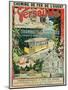 Poster Advertising the Electric Tram at Versailles-null-Mounted Giclee Print