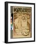 Poster Advertising the Exhibition of A. Mucha at the Salon Des Cent, 31 Rue Bonaparte a Paris, June-Alphonse Marie Mucha-Framed Giclee Print