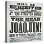 Poster Advertising the Exhibition of 'The Head of the renowned bandit Joaquin'-null-Stretched Canvas