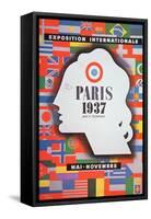 Poster Advertising the 'Exposition Internationale' Held at Paris, 1937-null-Framed Stretched Canvas