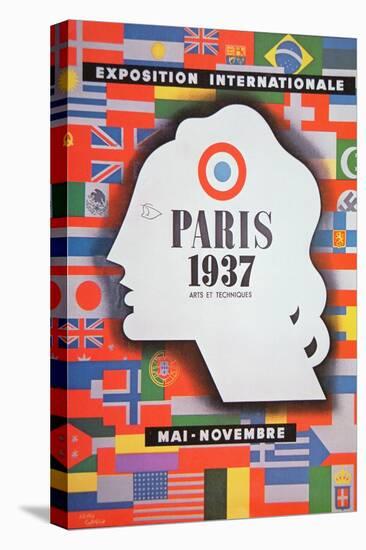 Poster Advertising the 'Exposition Internationale' Held at Paris, 1937-null-Stretched Canvas