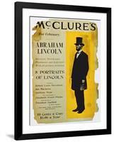 Poster Advertising the February Edition of Mcclure's Magazine-American School-Framed Giclee Print