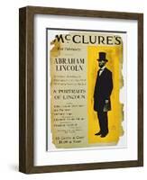 Poster Advertising the February Edition of Mcclure's Magazine-American School-Framed Giclee Print