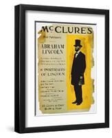 Poster Advertising the February Edition of Mcclure's Magazine-American School-Framed Giclee Print