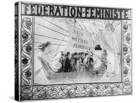 Poster Advertising the Feminist Federation, Printed by Ceramine, Paris, 1902 (Litho)-Felix Regamey-Stretched Canvas