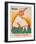 Poster Advertising the Film, 'Cesar with Raimu', by Marcel Pagnol (1895-1974)-French School-Framed Premium Giclee Print