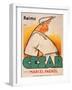 Poster Advertising the Film, 'Cesar with Raimu', by Marcel Pagnol (1895-1974)-French School-Framed Premium Giclee Print