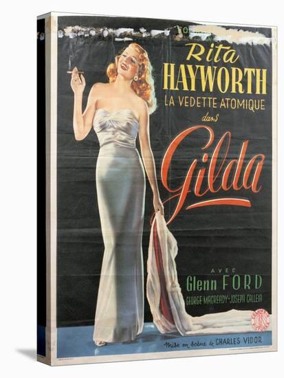 Poster Advertising the Film 'Gilda' starring Rita Hayworth, 1946-null-Stretched Canvas