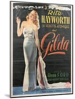 Poster Advertising the Film 'Gilda' starring Rita Hayworth, 1946-null-Mounted Giclee Print