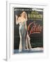 Poster Advertising the Film 'Gilda' starring Rita Hayworth, 1946-null-Framed Giclee Print
