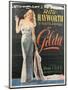 Poster Advertising the Film 'Gilda' starring Rita Hayworth, 1946-null-Mounted Giclee Print