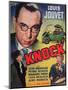 Poster Advertising the Film 'Knock' Starring Louis Jouvet, C.1940-null-Mounted Giclee Print