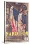Poster Advertising the Film, 'Napoleon', Written by Abel Gance-French School-Stretched Canvas
