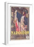 Poster Advertising the Film, 'Napoleon', Written by Abel Gance-French School-Framed Giclee Print