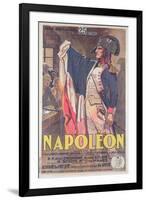 Poster Advertising the Film, 'Napoleon', Written by Abel Gance-French School-Framed Giclee Print