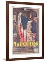 Poster Advertising the Film, 'Napoleon', Written by Abel Gance-French School-Framed Giclee Print