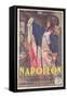 Poster Advertising the Film, 'Napoleon', Written by Abel Gance-French School-Framed Stretched Canvas