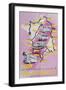 Poster Advertising the Film of the 'Tour De France 1957', 1957-null-Framed Giclee Print