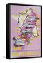 Poster Advertising the Film of the 'Tour De France 1957', 1957-null-Framed Stretched Canvas