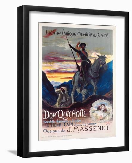 Poster Advertising the First Production of the Opera-Georges Marie Rochegrosse-Framed Giclee Print