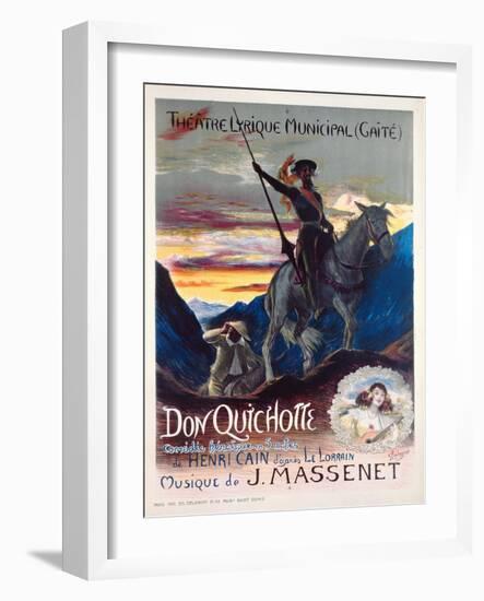 Poster Advertising the First Production of the Opera-Georges Marie Rochegrosse-Framed Giclee Print