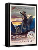Poster Advertising the First Production of the Opera-Georges Marie Rochegrosse-Framed Stretched Canvas