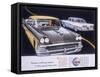 Poster Advertising the Ford Fairlane Car, 1958-null-Framed Stretched Canvas