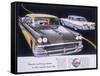 Poster Advertising the Ford Fairlane Car, 1958-null-Framed Stretched Canvas