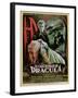 Poster Advertising the French Version of the Film, 'The Horror of Dracula'-French School-Framed Giclee Print