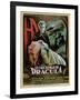 Poster Advertising the French Version of the Film, 'The Horror of Dracula'-French School-Framed Giclee Print