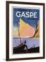 Poster Advertising the Gaspe Peninsula, Quebec, Canada, C.1938 (Colour Litho)-Canadian-Framed Giclee Print