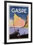 Poster Advertising the Gaspe Peninsula, Quebec, Canada, C.1938 (Colour Litho)-Canadian-Framed Giclee Print