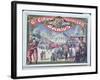 Poster Advertising the "Grand Cirque Menagerie Darius," 1924-null-Framed Giclee Print