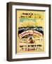 Poster Advertising the Hamburg American Line, 1883-German School-Framed Giclee Print