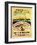 Poster Advertising the Hamburg American Line, 1883-German School-Framed Giclee Print