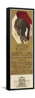 Poster Advertising the International Art Exhibition, Munich, 1898-Franz von Stuck-Framed Stretched Canvas