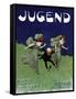 Poster Advertising the 'Jugend' Newspaper-Ludwig von Zumbusch-Framed Stretched Canvas