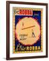Poster Advertising the Ladder of Death at the 'Cirque Robba'-French School-Framed Giclee Print
