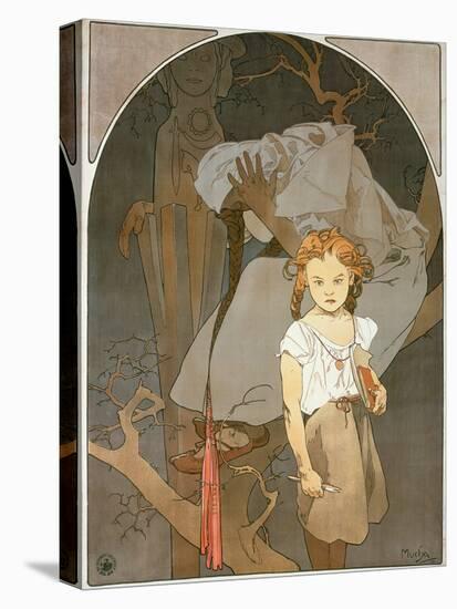 Poster Advertising the Lottery of the Union of South-West Moravia, 1912-Alphonse Mucha-Stretched Canvas