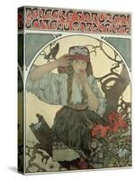 Poster Advertising the Moravian Teachers' Choir, 1911-Alphonse Mucha-Stretched Canvas
