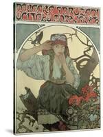 Poster Advertising the Moravian Teachers' Choir, 1911-Alphonse Mucha-Stretched Canvas