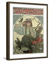 Poster Advertising the Moravian Teachers' Choir, 1911-Alphonse Mucha-Framed Giclee Print