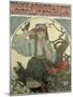 Poster Advertising the Moravian Teachers' Choir, 1911-Alphonse Mucha-Mounted Giclee Print