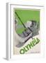 Poster Advertising the 'Olympia Portable' Typewriter-null-Framed Giclee Print