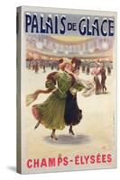 Poster Advertising the Palais De Glace Ice Rink on the Champs-Elysees-Albert Guillaume-Stretched Canvas