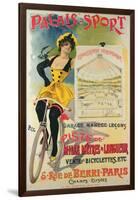 Poster Advertising the Palais-Sport in Paris, C.1895-null-Framed Giclee Print